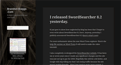 Desktop Screenshot of brandonstaggs.com